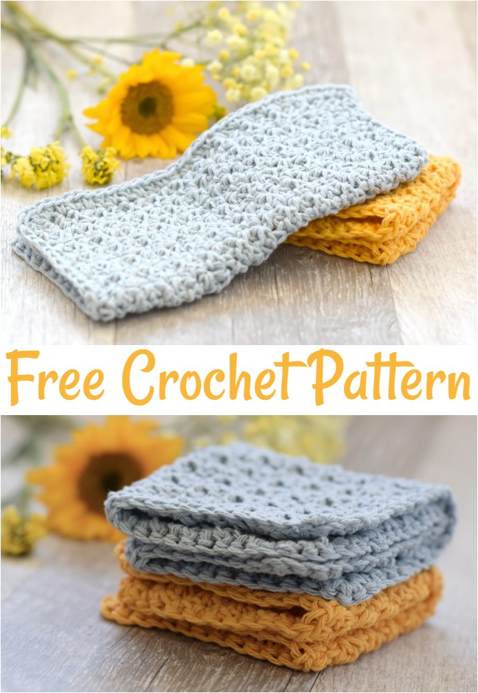 Farm House Washcloth Crochet Pattern
