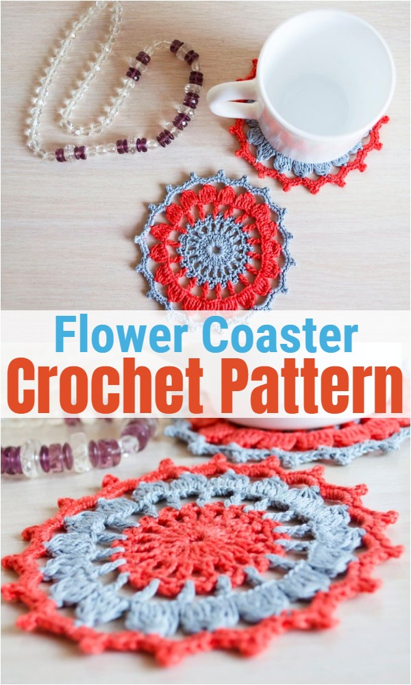 Flower Coaster Crochet Pattern