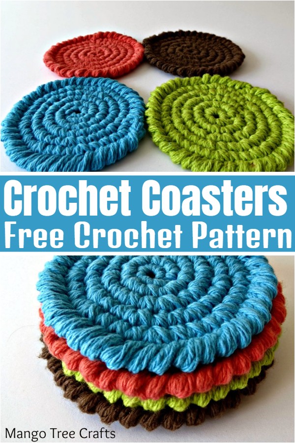 Free Crochet Coasters Pattern