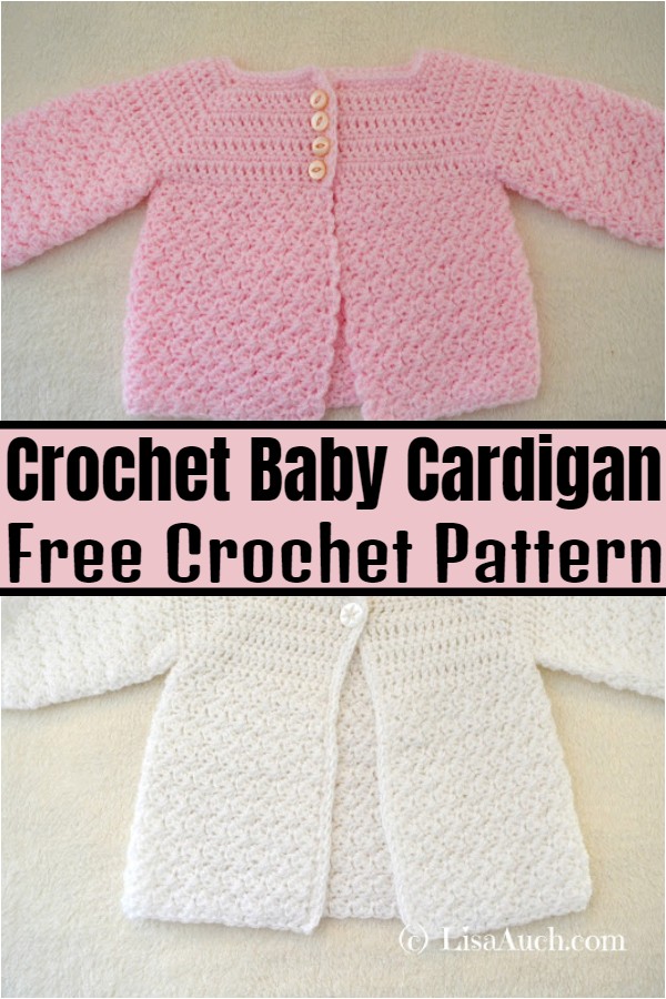 Crochet Baby Cardigan Easy Free Pattern