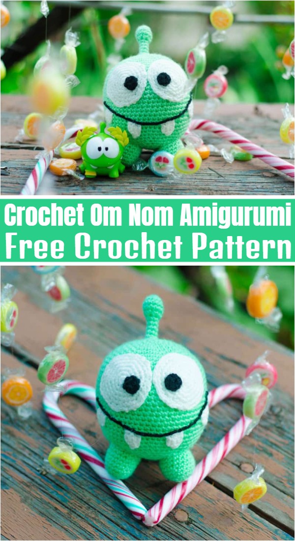 Crochet Om Nom Amigurumi Pattern