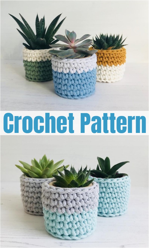 Crochet Plant Cover 12