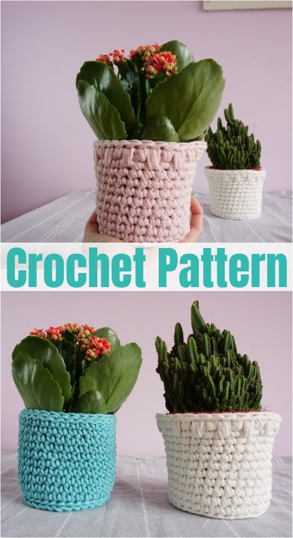 Crochet Plant Cover 4
