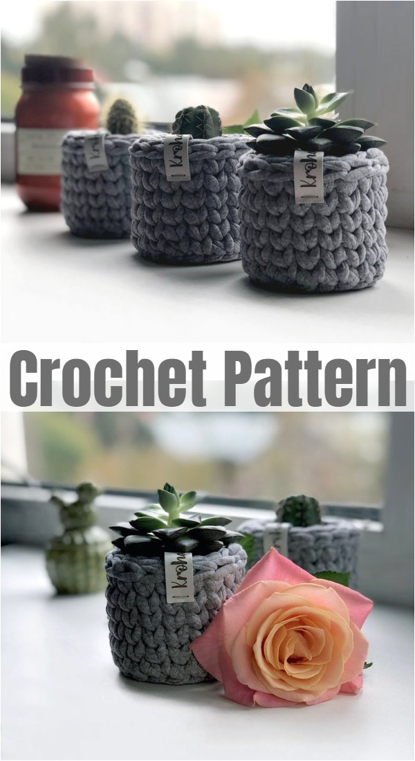 Crochet Plant Cover 5