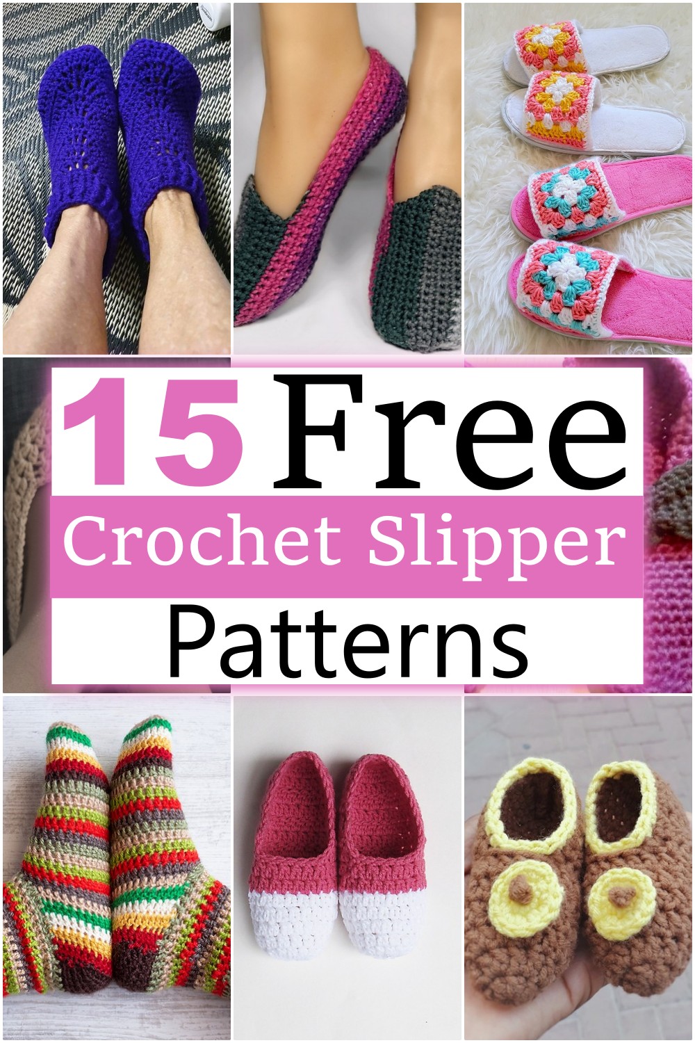 Free Crochet Slipper Patterns 