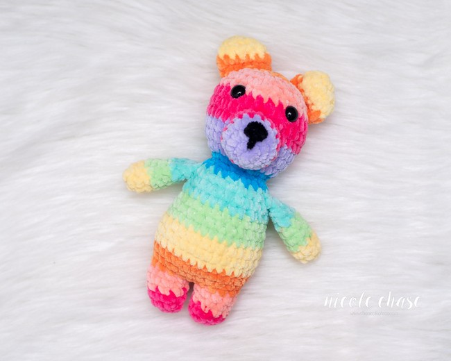 Rainbow Charlie the Chunky Bear