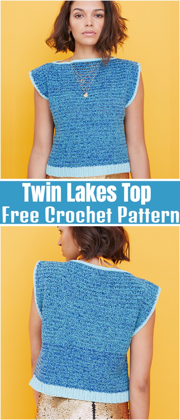 Twin Lakes Top Free Crochet Pattern