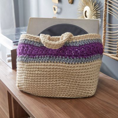 Free Crochet Handy Storage Basket Pattern