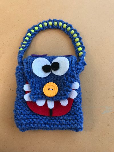 Free Crochet Monster Pouch Pattern