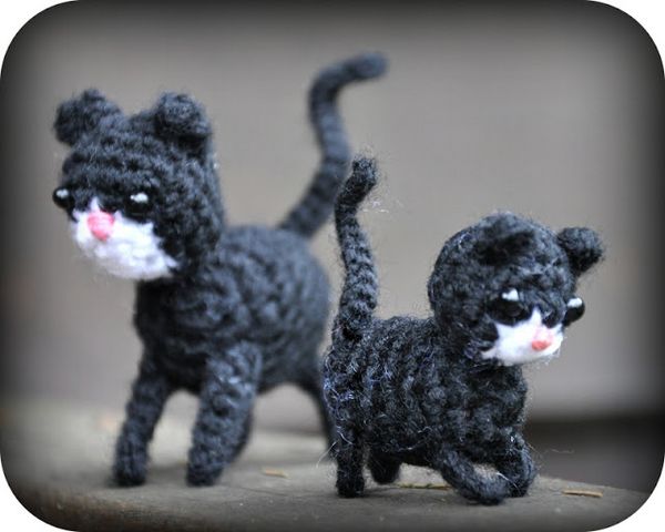 Crochet Amigurumi Pattern Cat With Kitten
