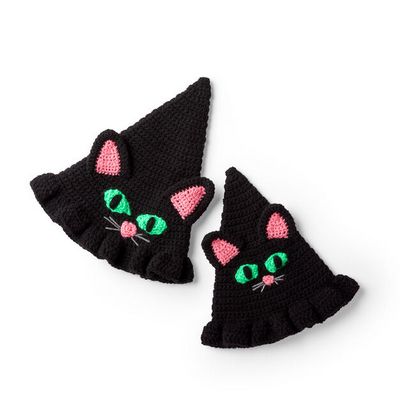 Free Crochet Witchy Cat Hat Pattern