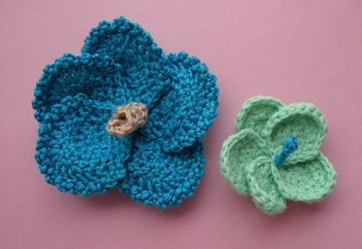 Crochet Hibiscus Flowers