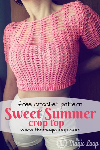 Sweet Summer Crochet Crop Top