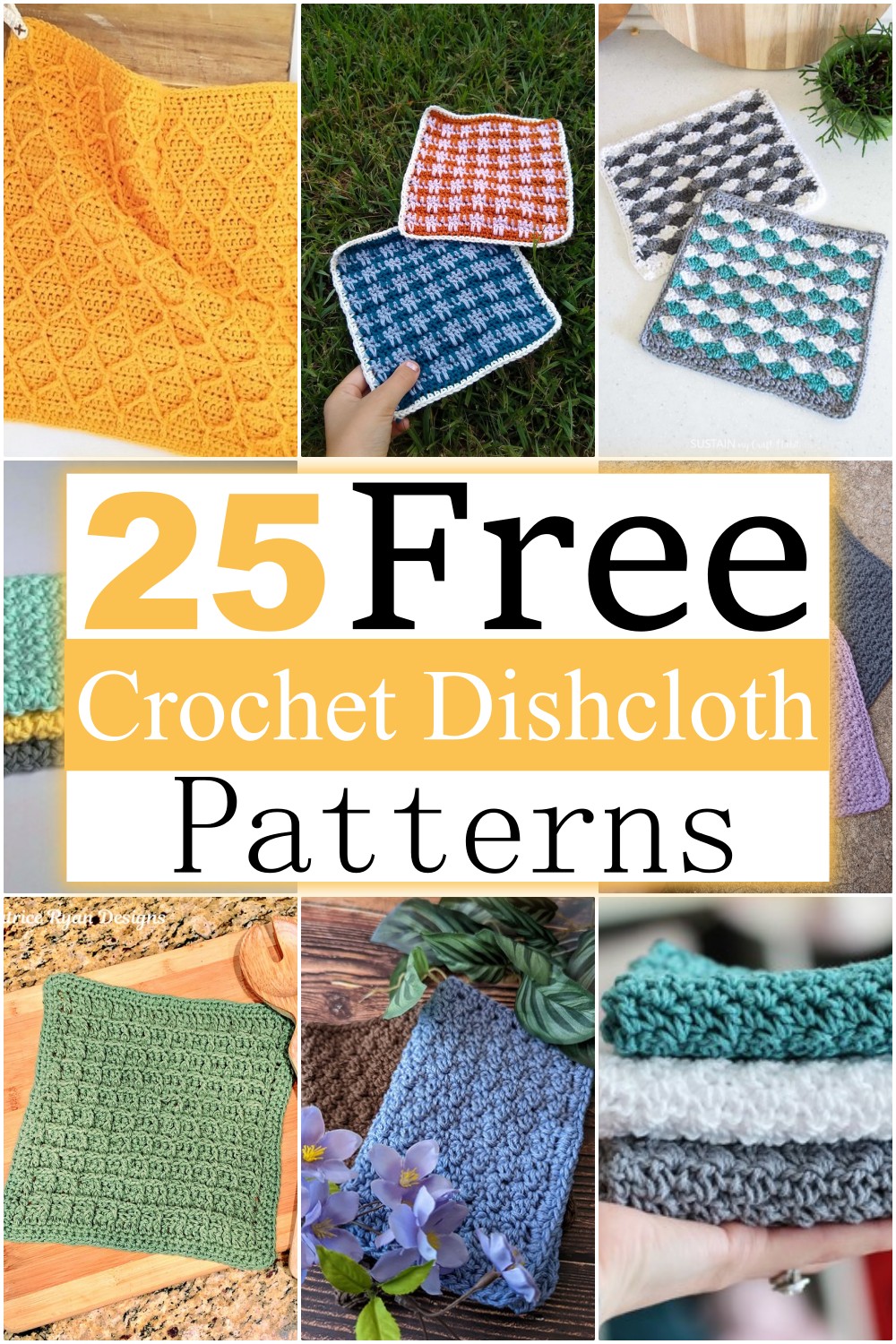 Free Crochet Dishcloth Patterns 