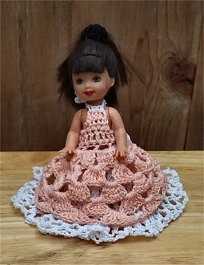 Kelly Doll Peach Dress
