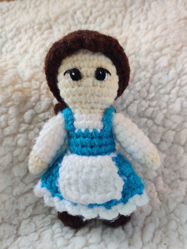 Princess Belle Blue Dress Doll
