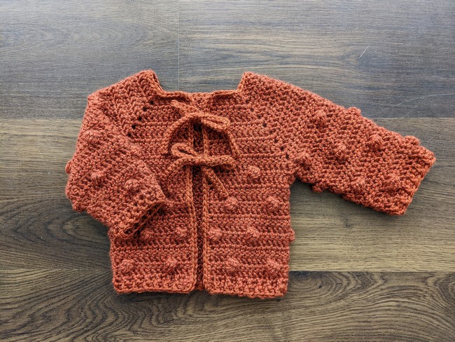 Free and Easy Baby Bubble Tea Cardigan