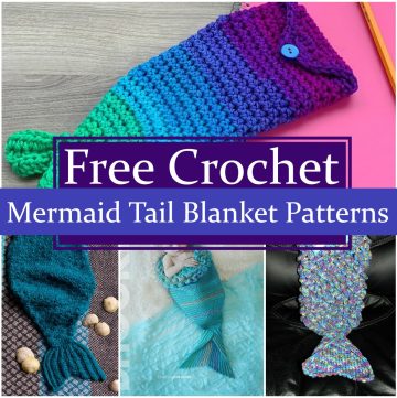 Crochet Mermaid Tail Blanket Patterns 1