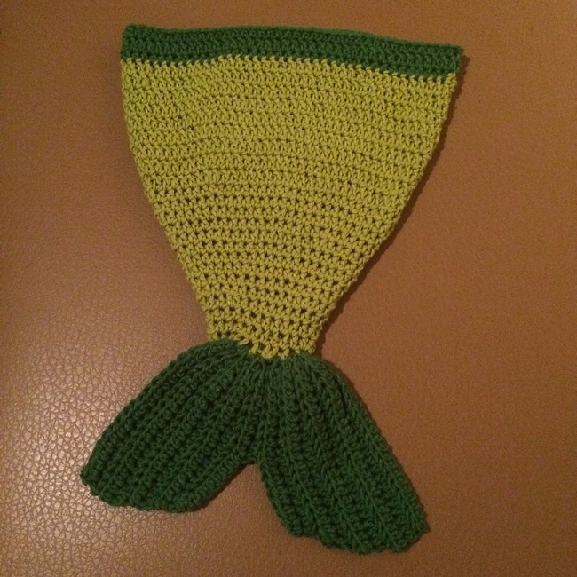 Double Knit Baby Mermaid Tail Sleeping Bag