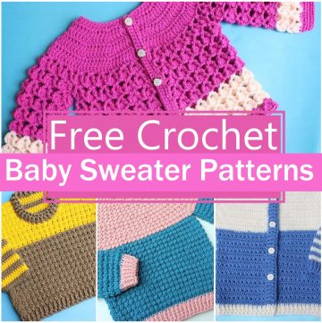 Free Crochet Baby Sweater Patterns 1