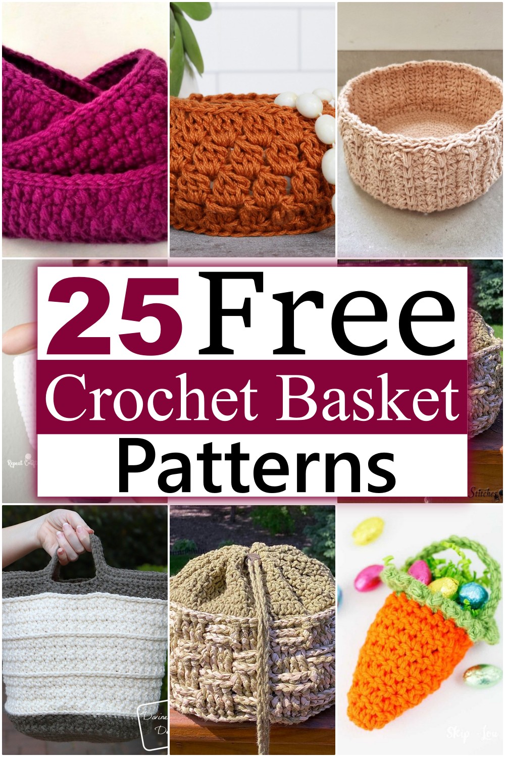 Free Crochet Basket Patterns