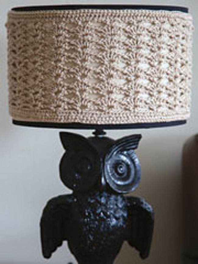 Shell Stitch Lamp Shade Cover