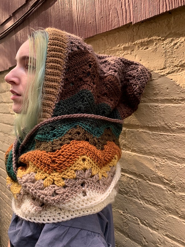 6-Day Hooded Infinity Scarf