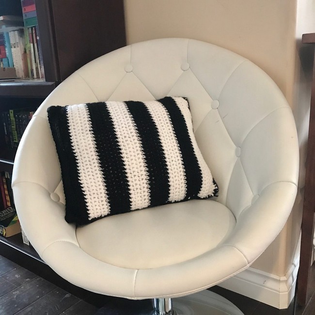 Black and White Cushion