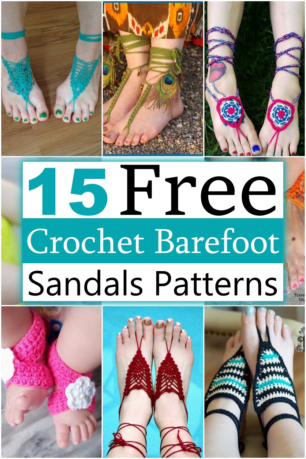 Crochet Baby Barefoot Sandals (0-6m) – Sooper Kids