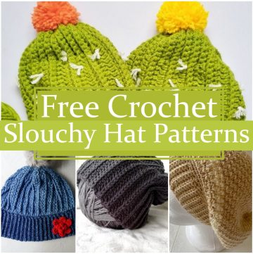 Crochet Slouchy Hat Patterns 1