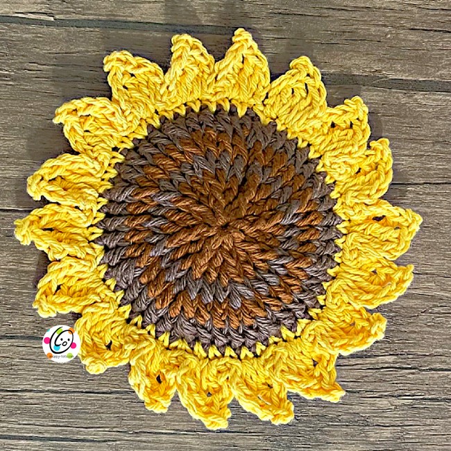 Sunflower Scrubbies