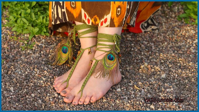 Tribal Barefoot Sandals