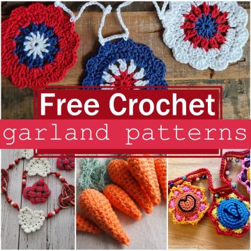 crochet garland patterns