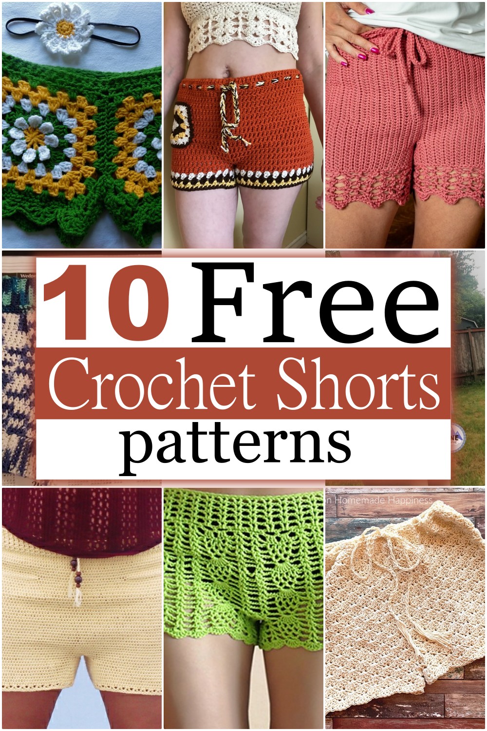 Crochet Shorts Patterns 