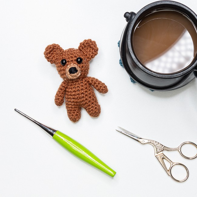 Mini Crochet Bear