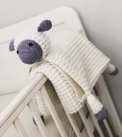 Baby Blanket Crochet Sheep Pattern