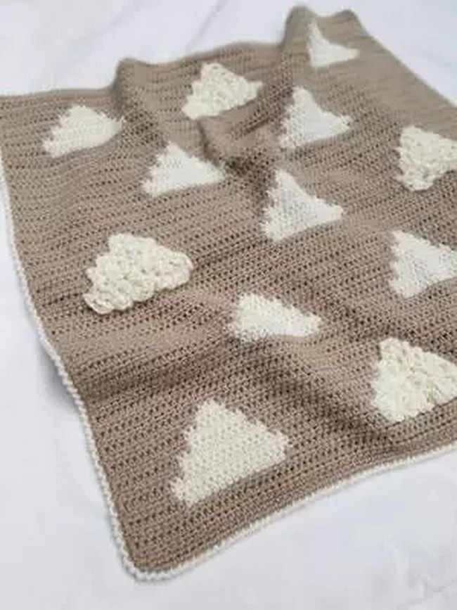 Fluffy Cloud Crochet Blanket Pattern