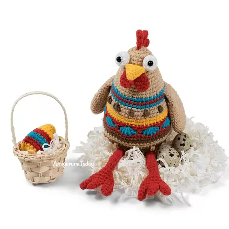 Free Easter Chicken Crochet Pattern