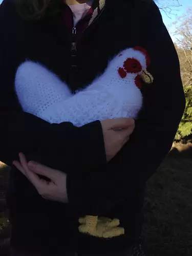 Hildegard, The Life Sized Crochet Chicken Pattern