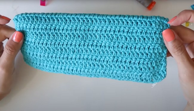 tuto zip crochet trousse - Saxe