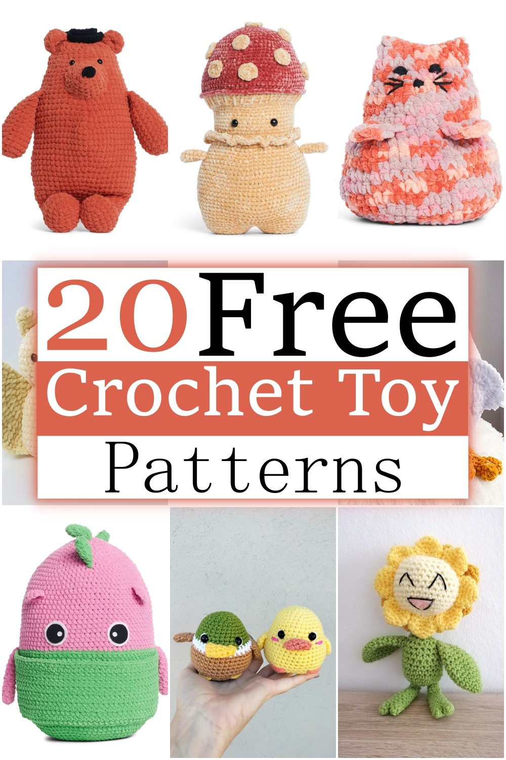 20 Free Crochet Toy Patterns