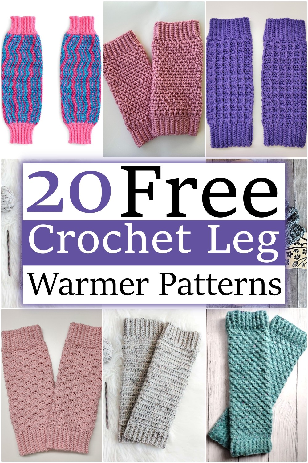 20 Free Crochet Leg Warmer Patterns To Warm Up Winter! - All Crochet Pattern