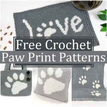 Free Crochet Paw Print Patterns